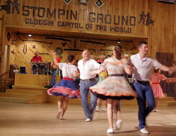 Dancing at the Stompin' Ground